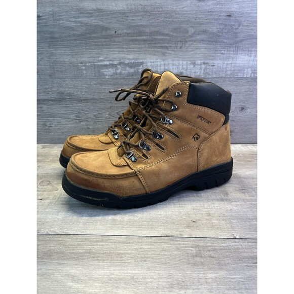 WOLVERINE Potomac English Moc Steel Toe Leather Work Boot W04349 Mens 14 M main image 5